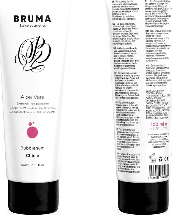 BRUMA - GEL SCORREVOLE ALOE VERA GUSTO BUBBLEGUM 100 ML in prodotto Desideria Shop - Latina, commercioVirtuoso.it