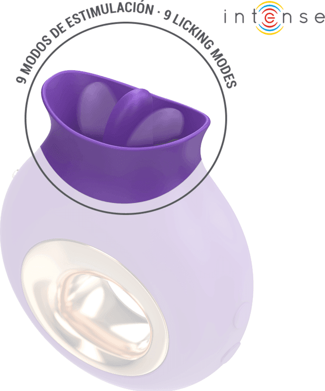 INTENSE - STIMOLATORE CLITORIDEO TULI 9 VIBRAZIONI E 9 OSCILLAZIONI VIOLA in Vibratori G-Spot Desideria Shop - Latina, commercioVirtuoso.it