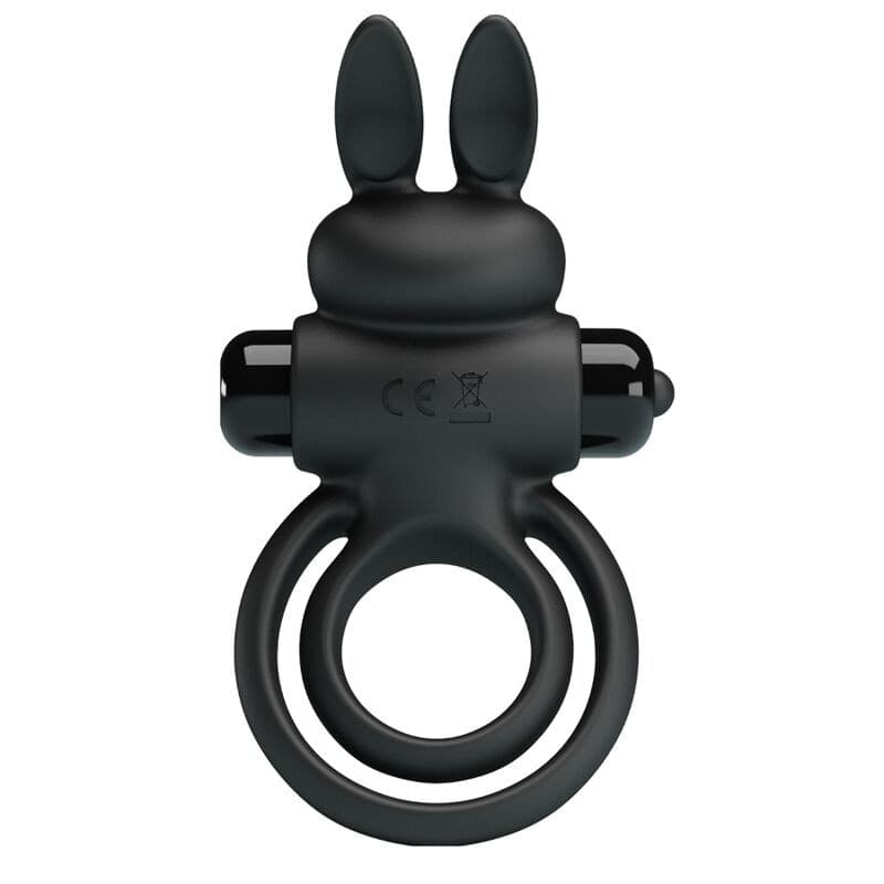 PRETTY LOVE - ANELLO VIBRATOR III RABBIT PER PENE NERO in prodotto Desideria Shop - Latina, commercioVirtuoso.it