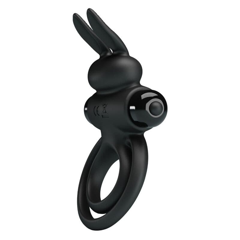 Anello Vibratore Per Potenziare III Rabbit Per Pene Nero PRETTY LOVE - 9