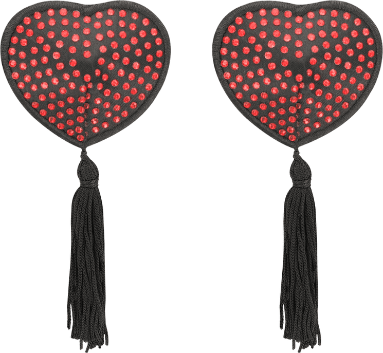 Copri Capezzoli Nero e Rosso COQUETTE CHIC DESIRE - 4