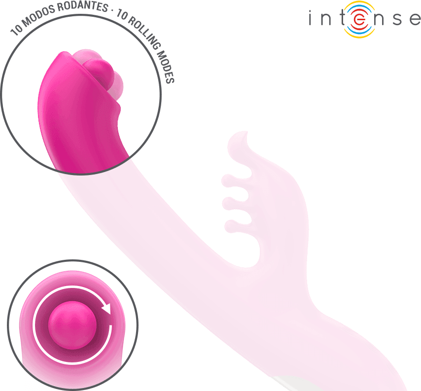 INTENSE - CHRISTINA VIBRATORE MULTIFUNZIONE RABBIT 22,5 CM ROSA in Vibratori Rabbit Desideria Shop - Latina, commercioVirtuoso.it