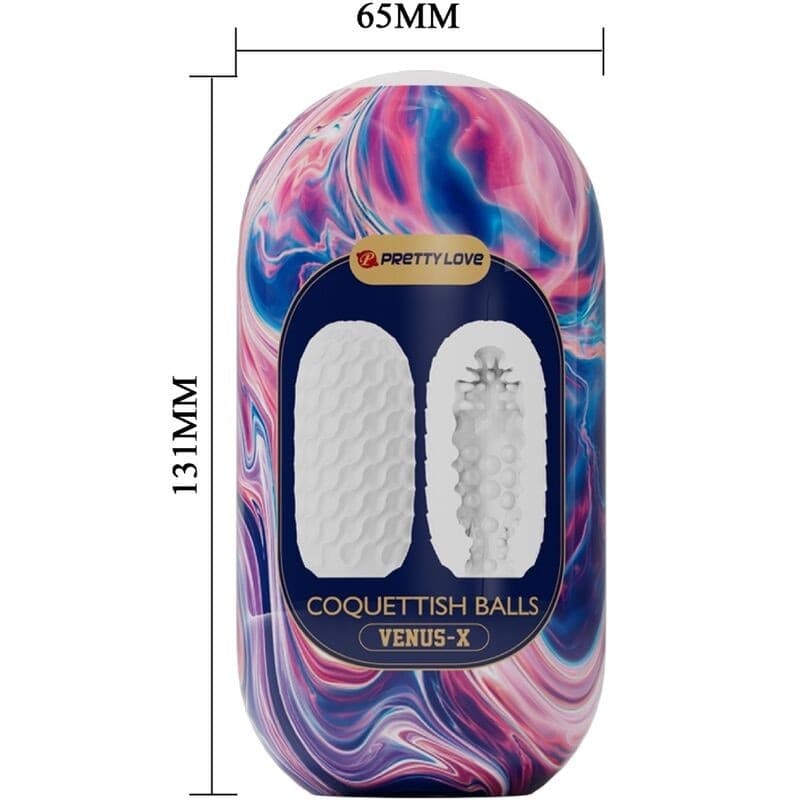 PRETTY LOVE - COQUETISH BALLS SILICONE MASTURBATORE MASCHILE BIANCO in Masturbatori realistici Desideria Shop - Latina, commercioVirtuoso.it