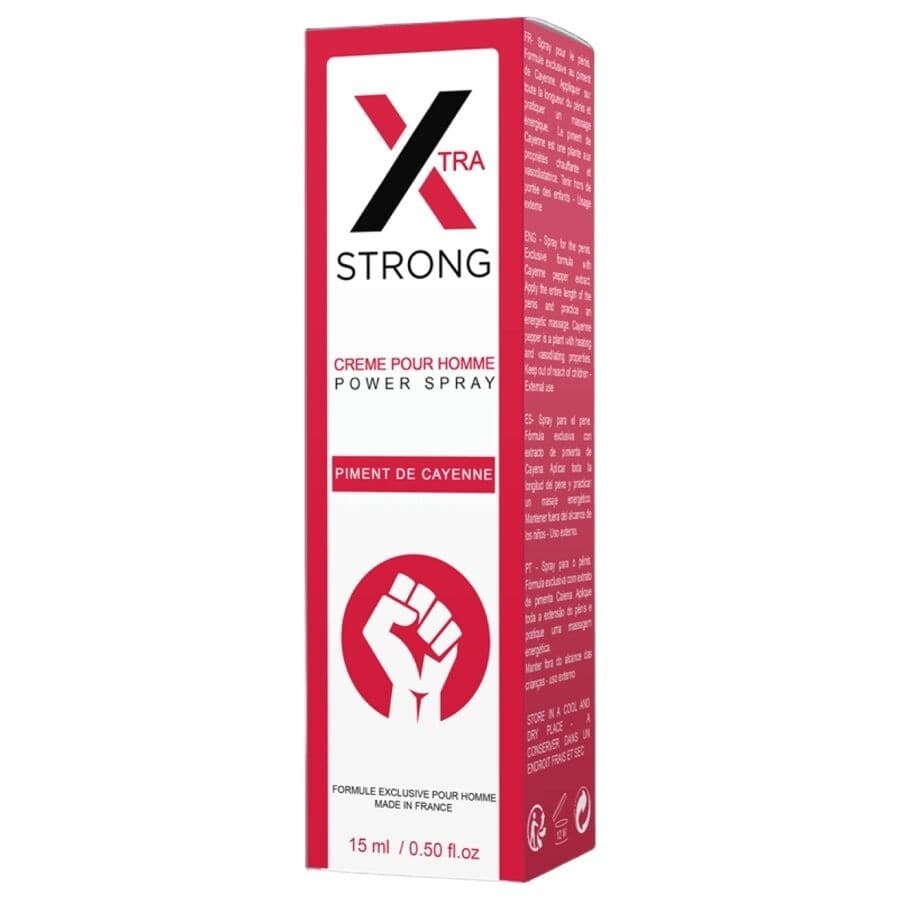 Spray Da Massaggio Stimolante Per il Pene Potente XForte RUF - 2