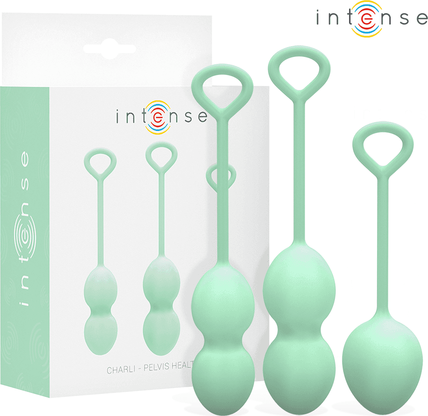 INTENSE - KIT PALLINE KEGEL CHARLI VERDE CHIARO in Palline vaginali Desideria Shop - Latina, commercioVirtuoso.it