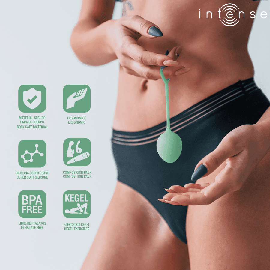INTENSE - KIT PALLINE KEGEL CHARLI VERDE CHIARO - 7