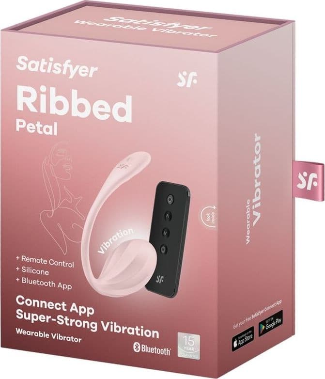 SATISFYER - RIBBED PETAL STIMOLATORE CON TELECOMANDO G POINT ROSE APP FREE in Vibratori proiettile e ovuli vibranti Desideria Shop - Latina, commercioVirtuoso.it