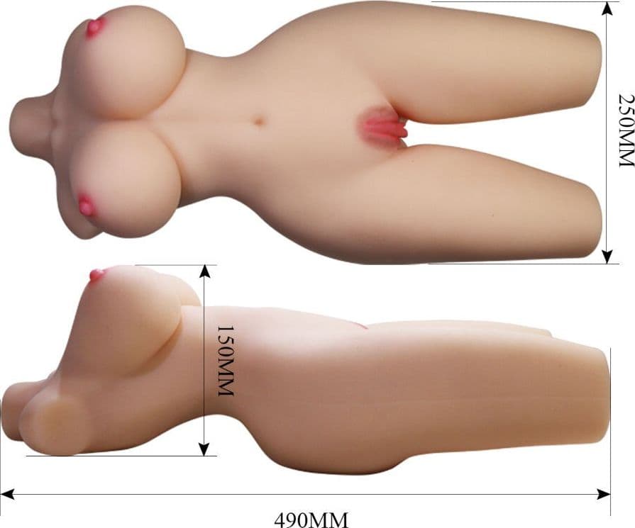 CRAZY BULL - TIFFANY TORSO FEMMINILE REALISTICO VAGINA E ANALE 5,5 KG in Dildo realistici Desideria Shop - Latina, commercioVirtuoso.it