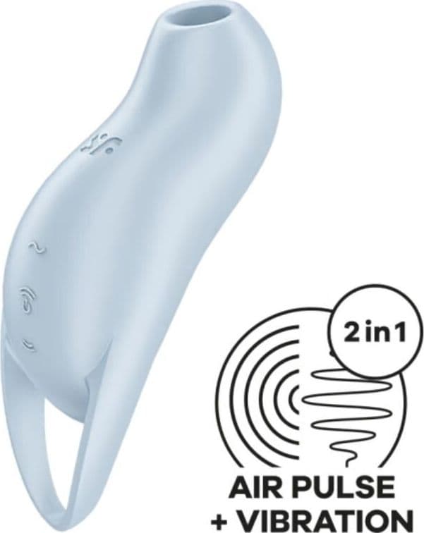 SATISFYER - POCKET PRO 1 STIMOLATORE CLITORIDE AZZURRO in prodotto Desideria Shop - Latina, commercioVirtuoso.it