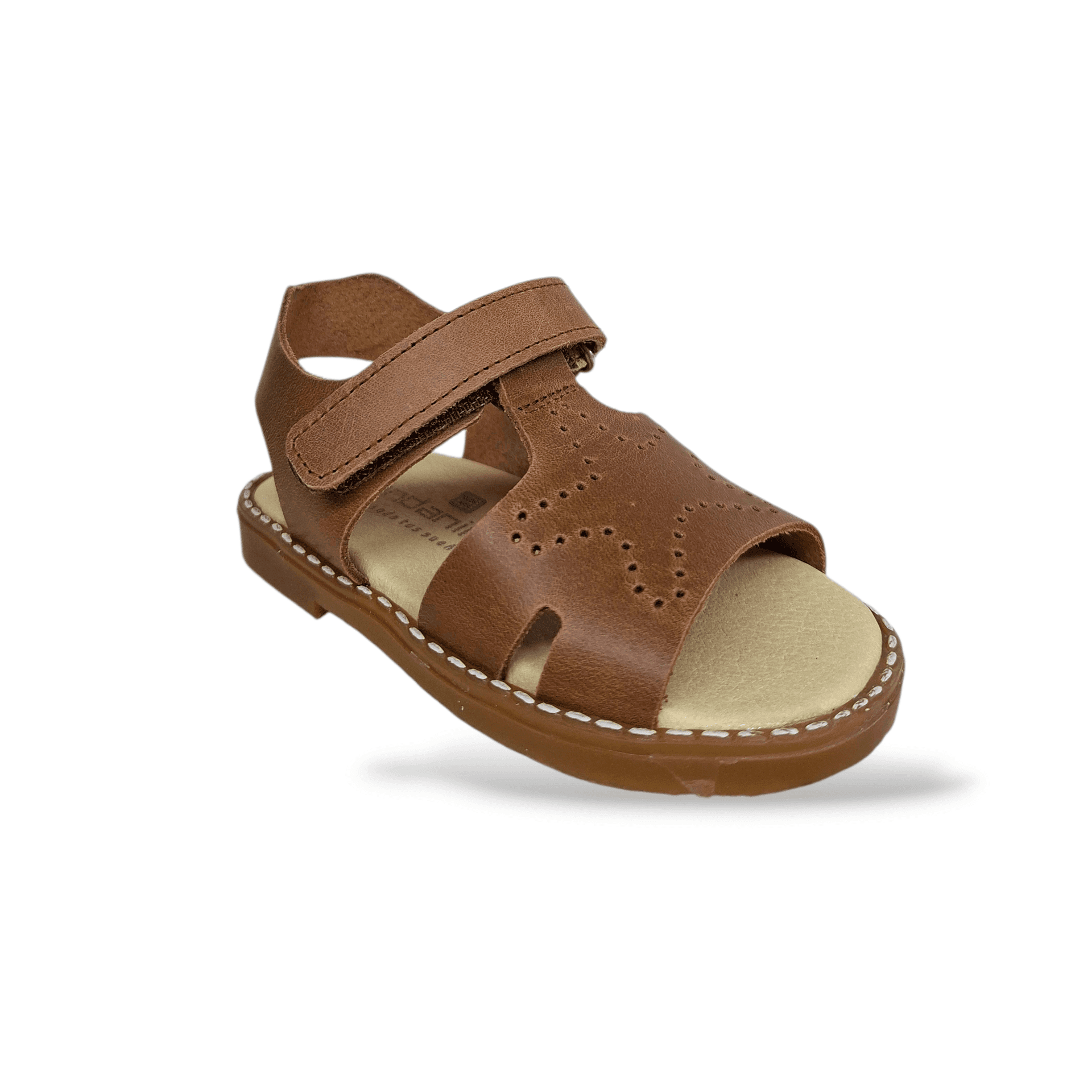 Sandali Bambino Andanines Cuoio Beige Cerimonia Unisex con Velcro - Primavera Estate 2026 in Ballerine Scarpetteria Gica - Trani, commercioVirtuoso.it