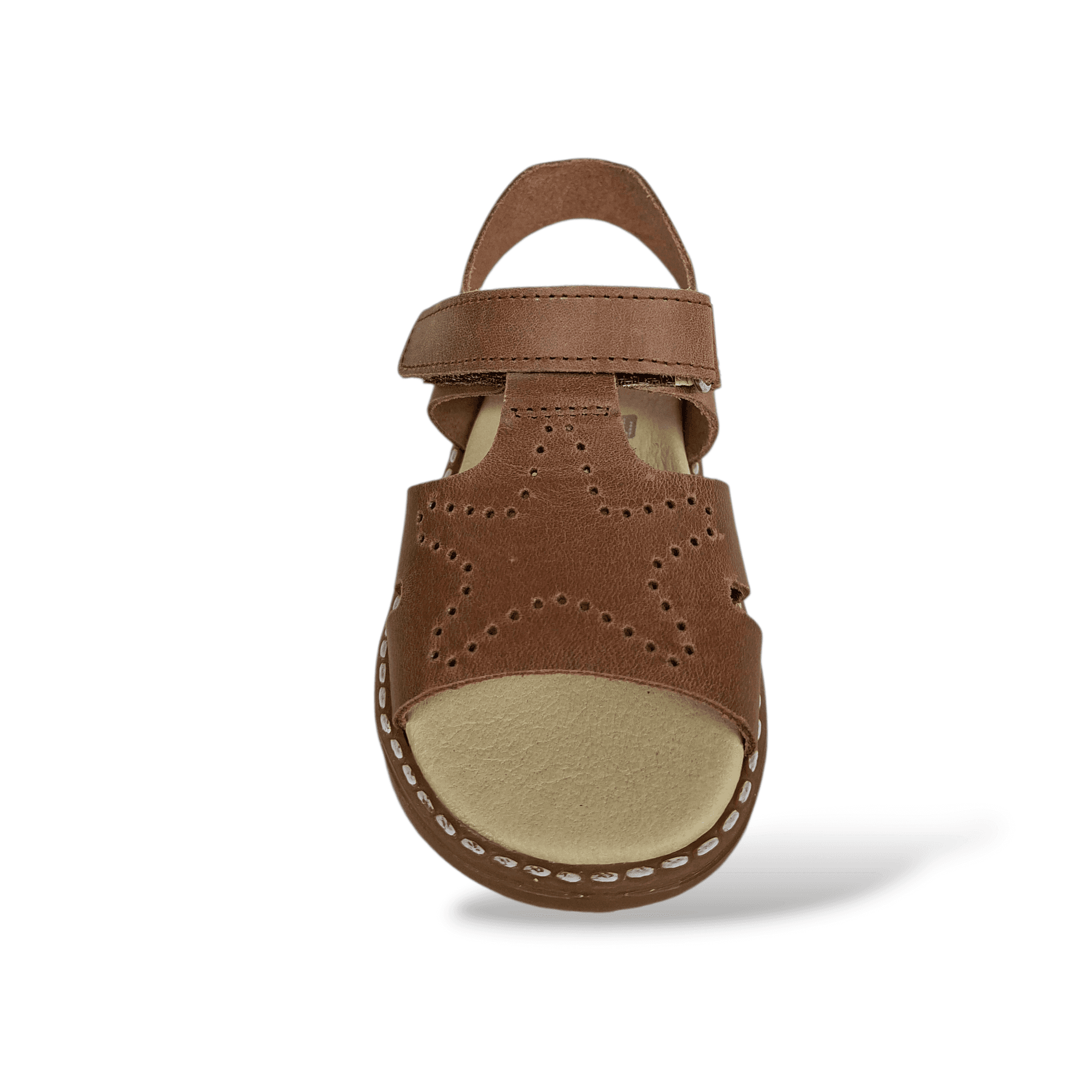 Sandali Bambino Andanines Cuoio Beige Cerimonia Unisex con Velcro - Primavera Estate 2026 in Ballerine Scarpetteria Gica - Trani, commercioVirtuoso.it