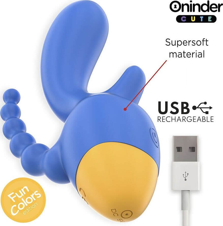 ONINDER CUTE - LOVE 3 SOME TRIPLO VIBRATORE - APP GRATUITA IN TUTTO IL MONDO - 7