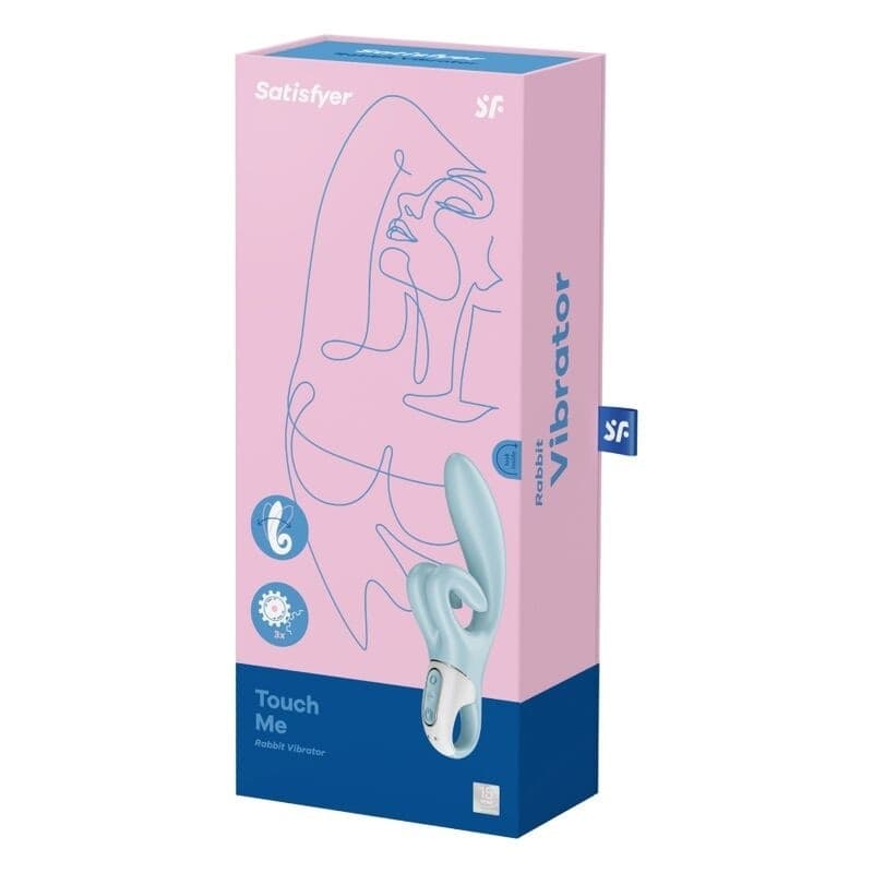 SATISFYER - VIBRAZIONE TOUCH ME RABBIT BLU - 5
