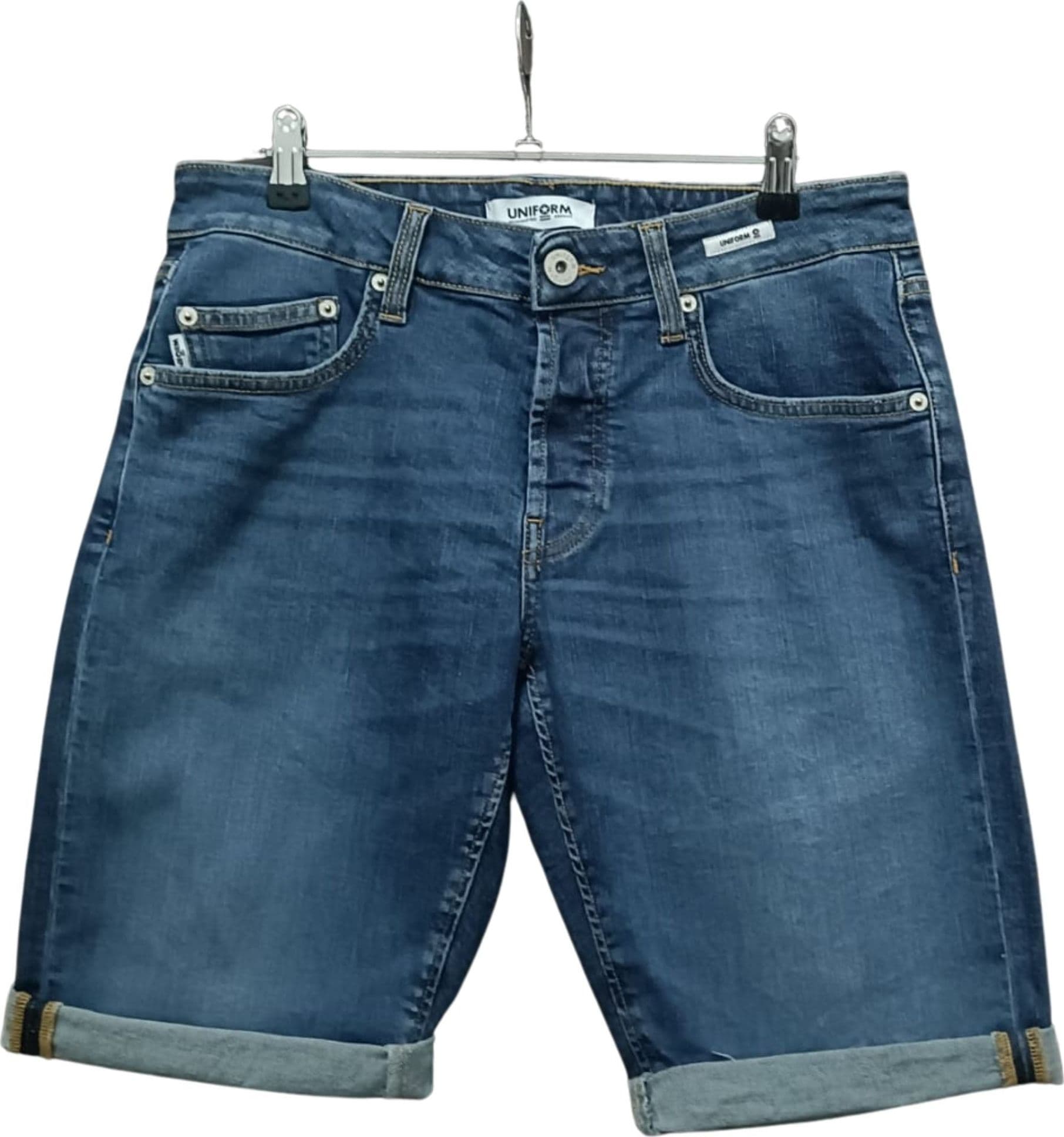 Uniform Bermuda uomo Sunny Comfort Blue Denim 11 oz – Regular Fit Stretch