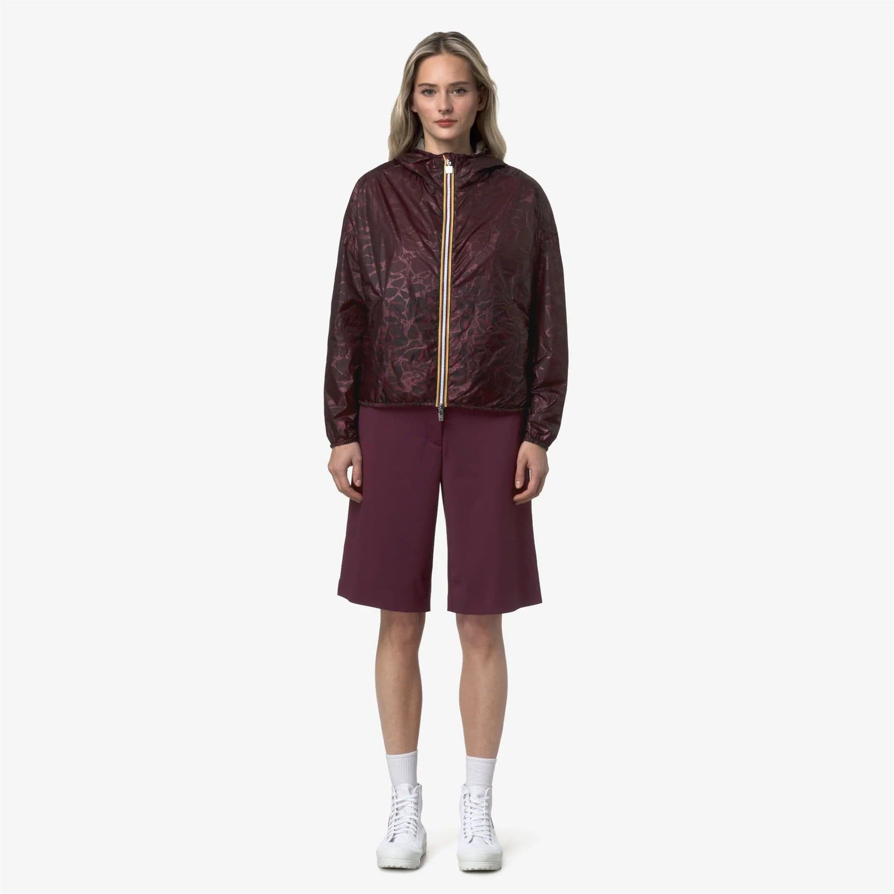 K-Way Laurette Super Light Lami Reversibile Giubbino Donna Violet-Beige K7137JW in Giacche Broadway Red - Barletta, commercioVirtuoso.it