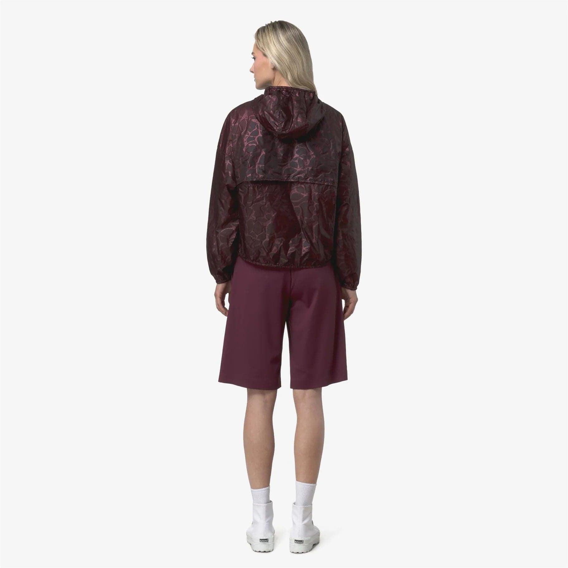 K-Way Laurette Super Light Lami Reversibile Giubbino Donna Violet-Beige K7137JW in Giacche Broadway Red - Barletta, commercioVirtuoso.it