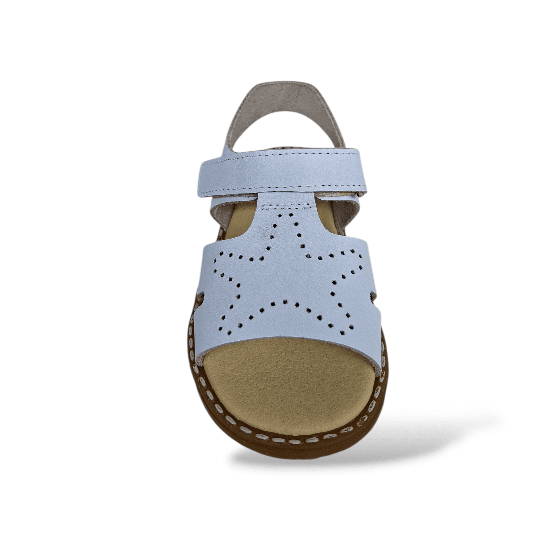 Sandali Bambino Andanines Bianco Beige Cerimonia Unisex con Velcro - Primavera Estate 2026 in Ballerine Scarpetteria Gica - Trani, commercioVirtuoso.it
