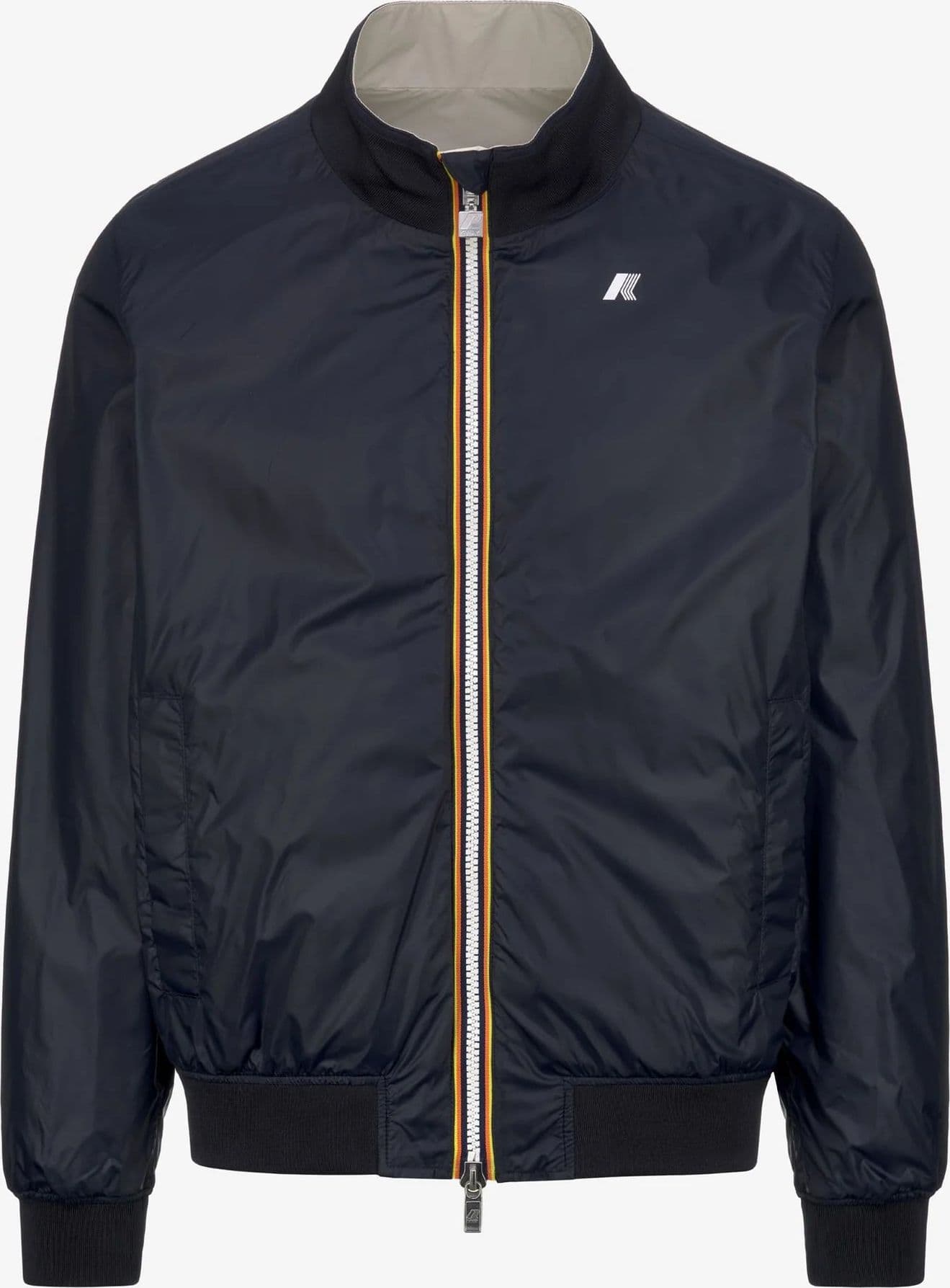 K-Way Arsene Plus.2 Double Reversibile Giubbino Uomo Beige/Navy K6123PW in Abbigliamento tecnico e protettivo Broadway Red - Barletta, commercioVirtuoso.it