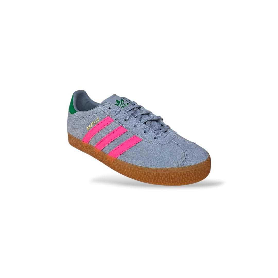 Sneakers bambina Adidas Gazelle grigio fuxia verde - Icona intramontabile con stile autentico in Ballerine Scarpetteria Gica - Trani, commercioVirtuoso.it