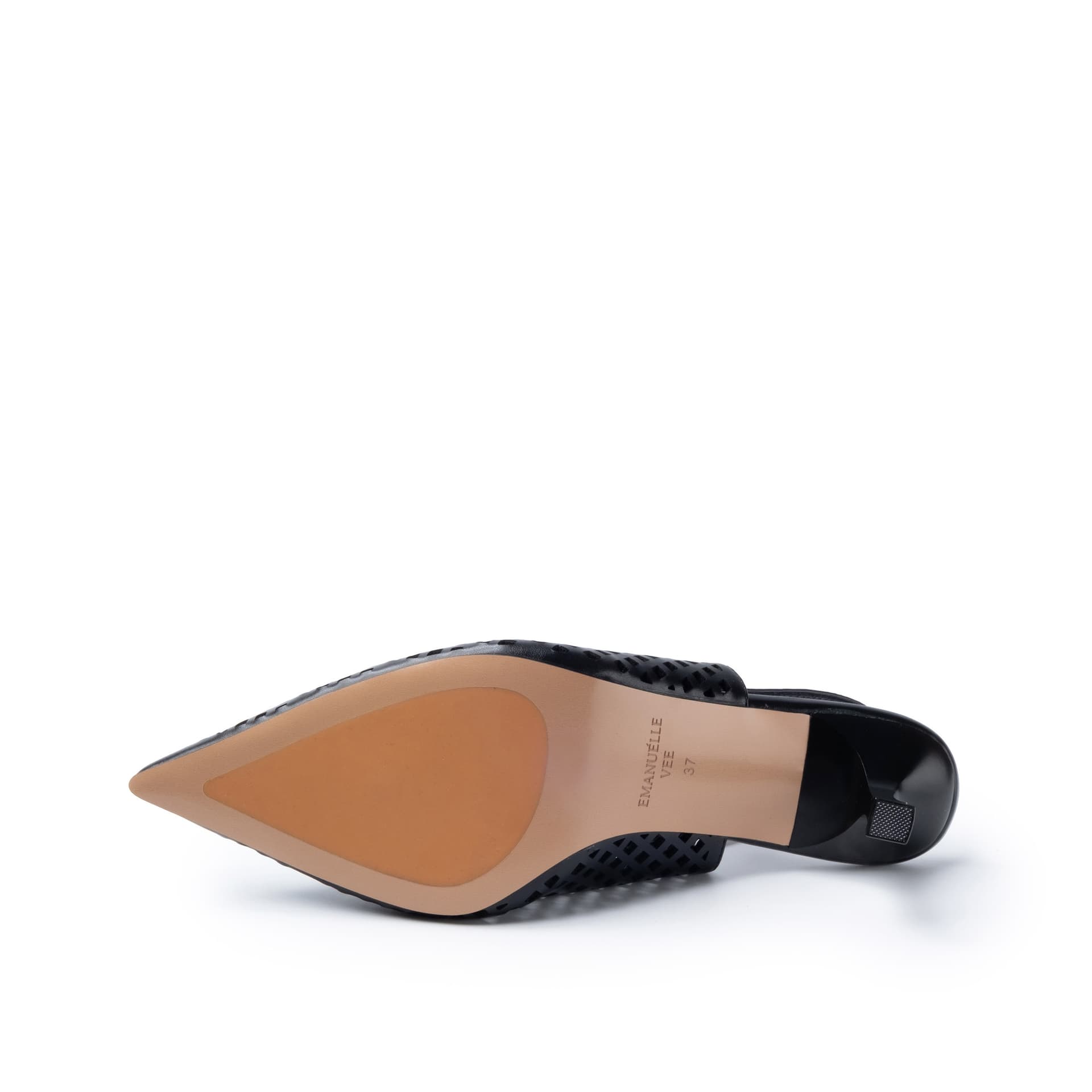 Emanuelle Vee slingback Divina laserato black 218 12 - 4