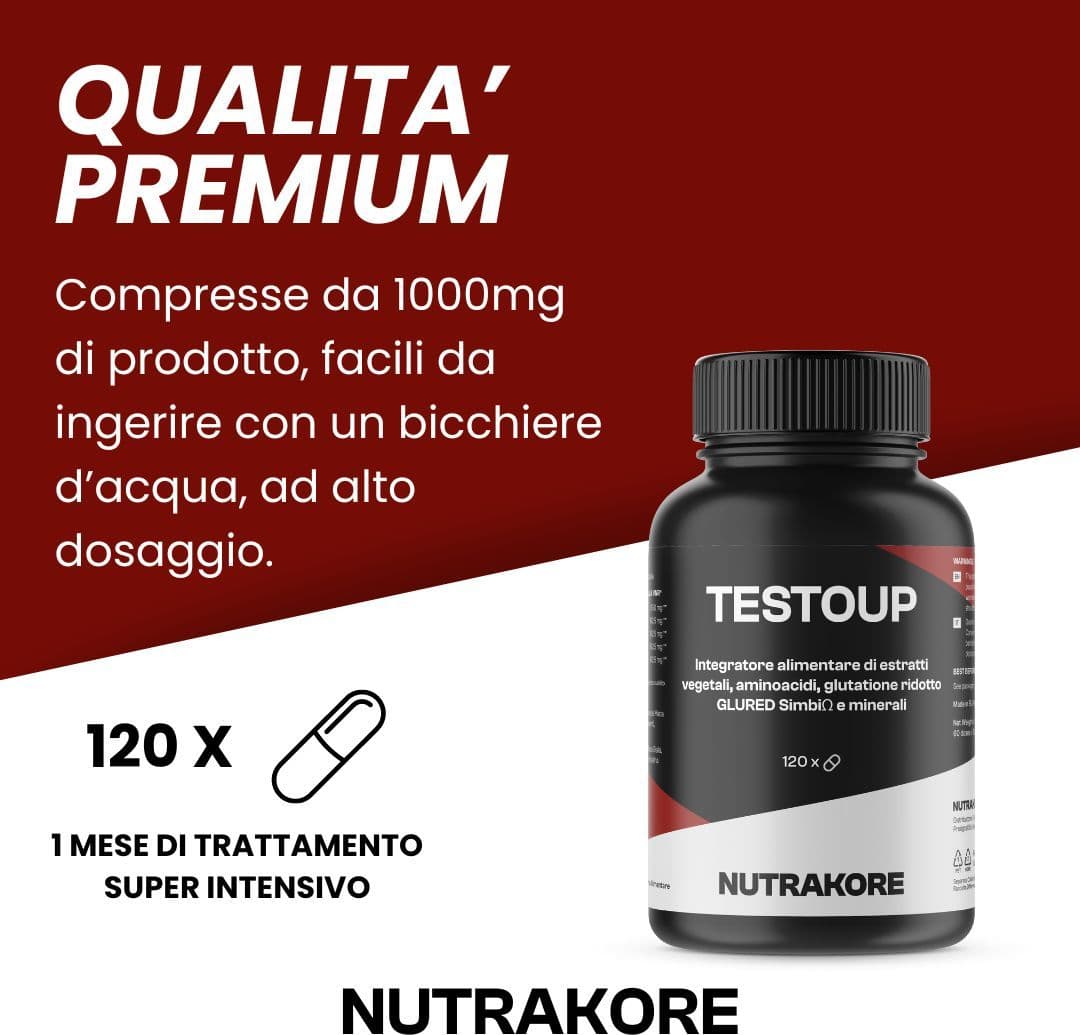 Testosterone uomo TestoUp® in Maca Natugea - Pavia, commercioVirtuoso.it