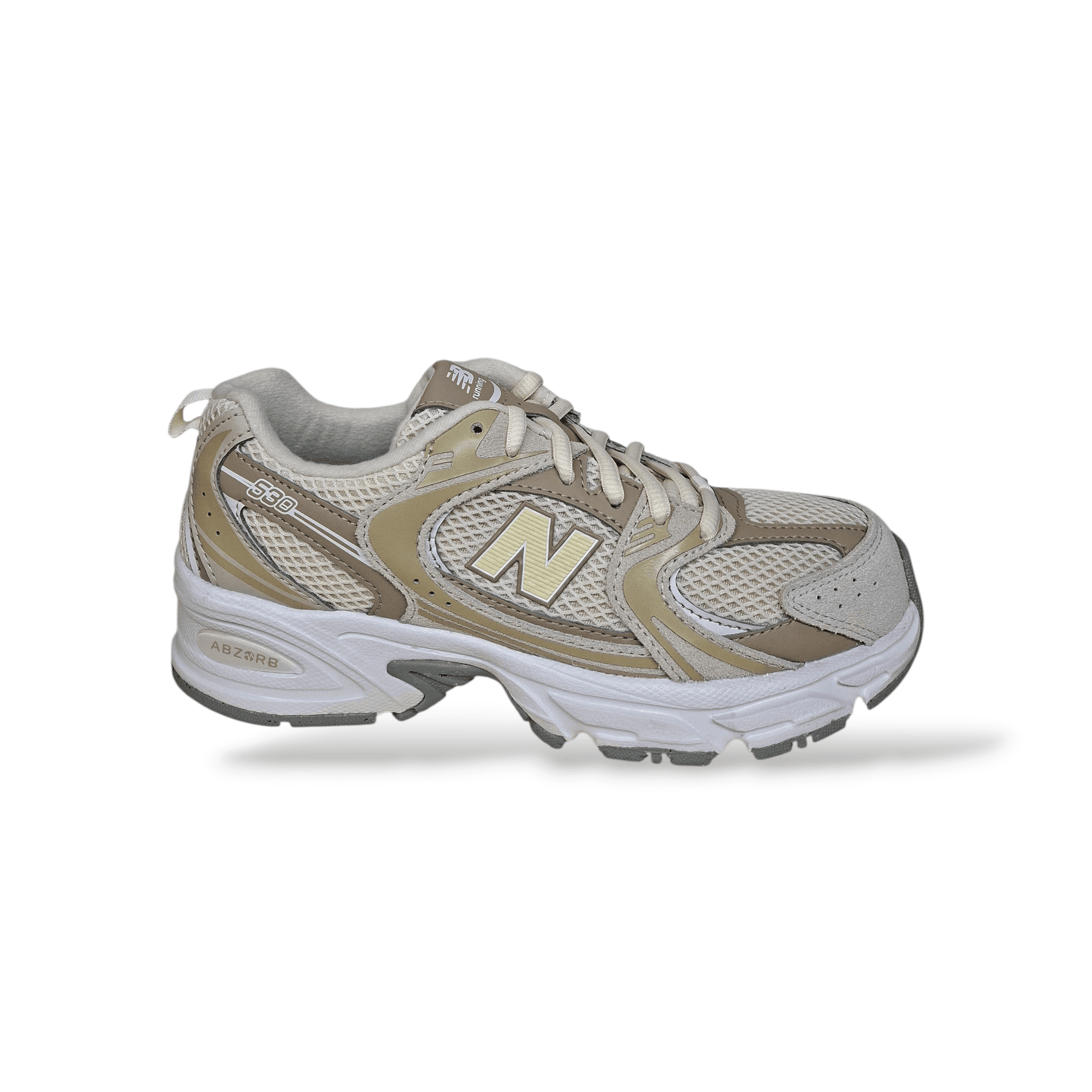 Sneakers bambino New Balance 530 beige bianche laccio in Ballerine Scarpetteria Gica - Trani, commercioVirtuoso.it