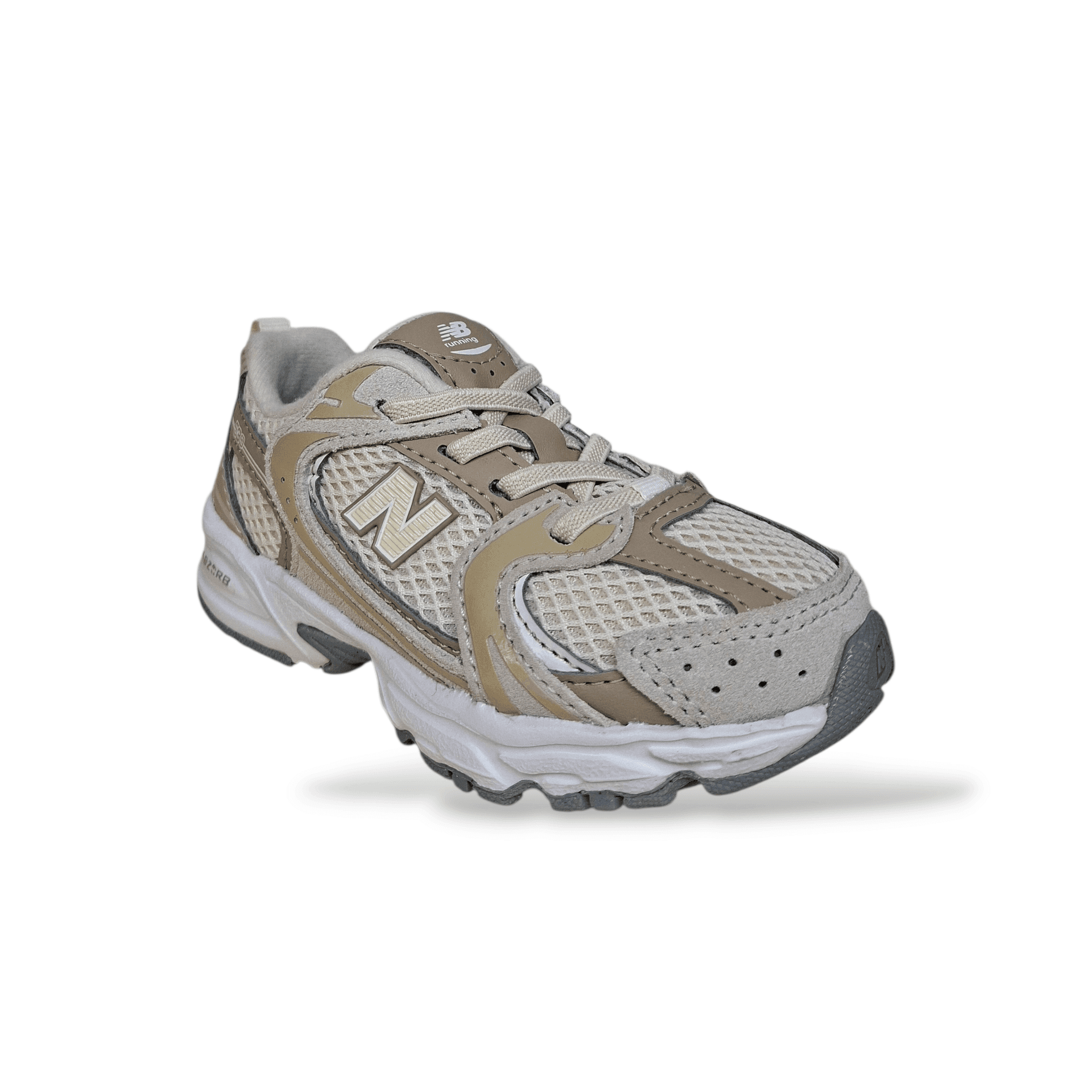 Sneakers bambino New Balance 530 beige bianche laccio in Ballerine Scarpetteria Gica - Trani, commercioVirtuoso.it
