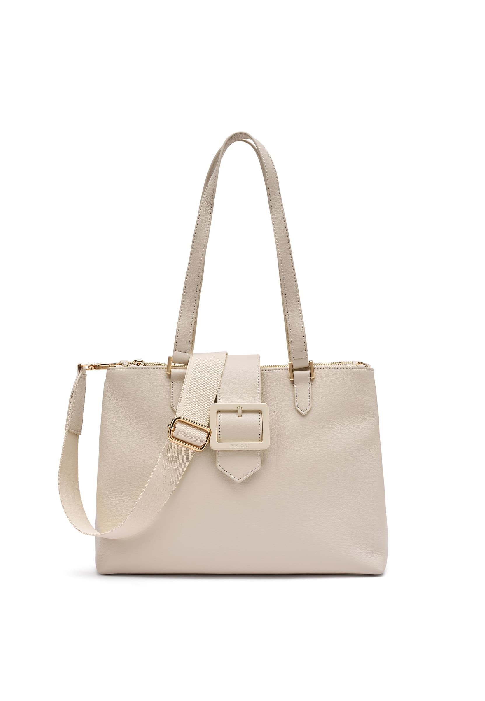 Frau bora tote in microfibra off white B976 - 3