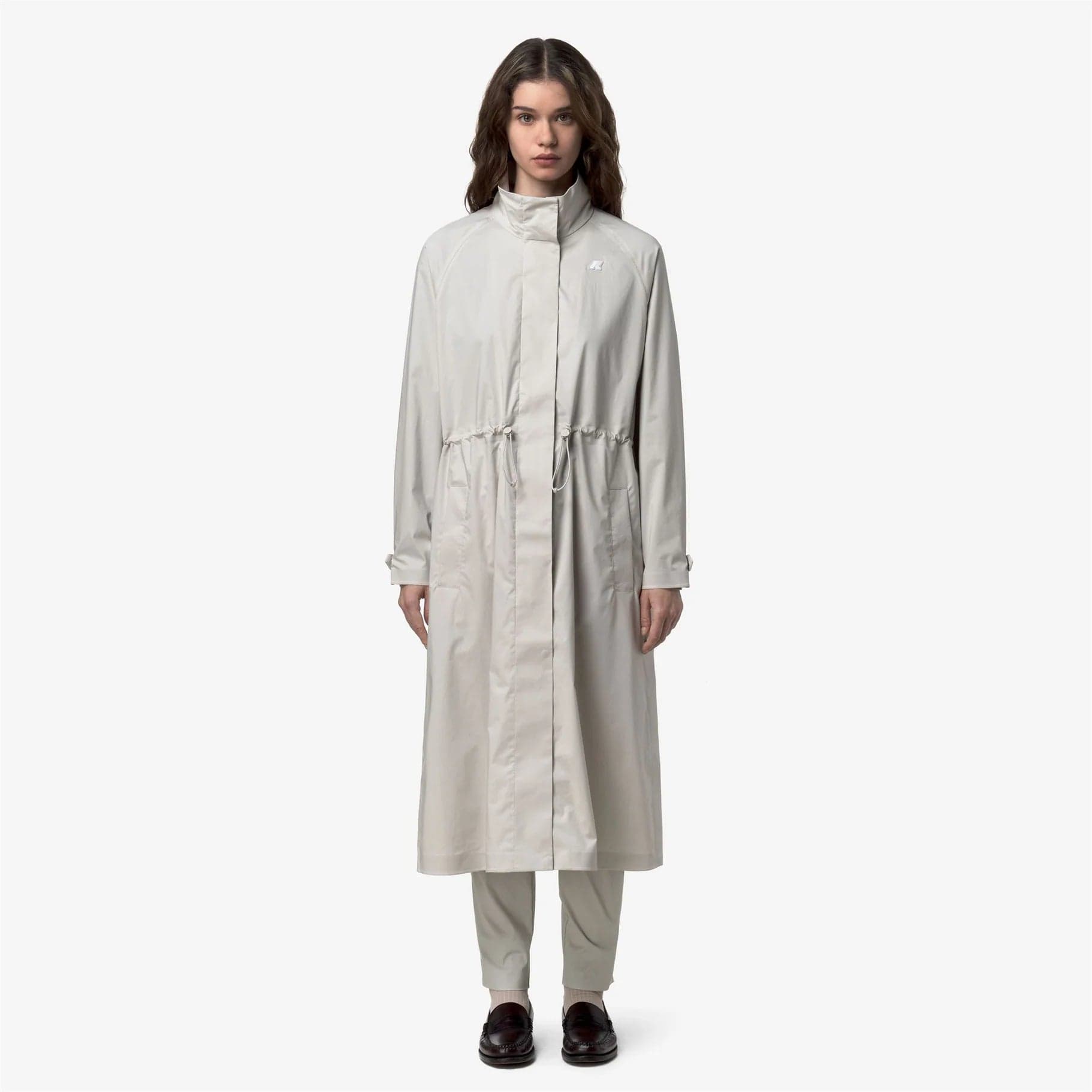 K-Way Barbrein cappotto donna lungo impermeabile 3 layer cotone water repellent oversize in Autocategorizzazione Broadway Red - Barletta, commercioVirtuoso.it