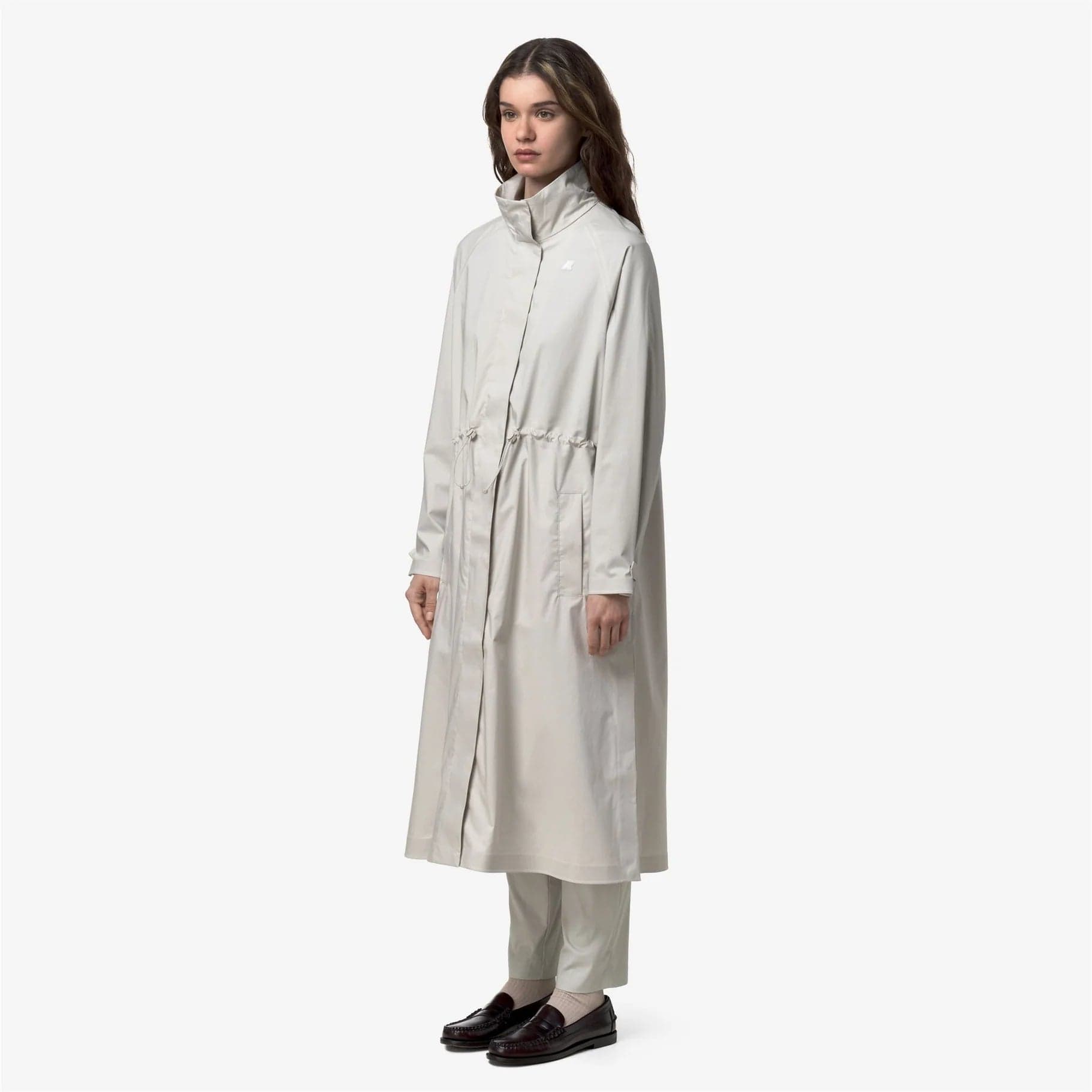K-Way Barbrein cappotto donna lungo impermeabile 3 layer cotone water repellent oversize in Autocategorizzazione Broadway Red - Barletta, commercioVirtuoso.it