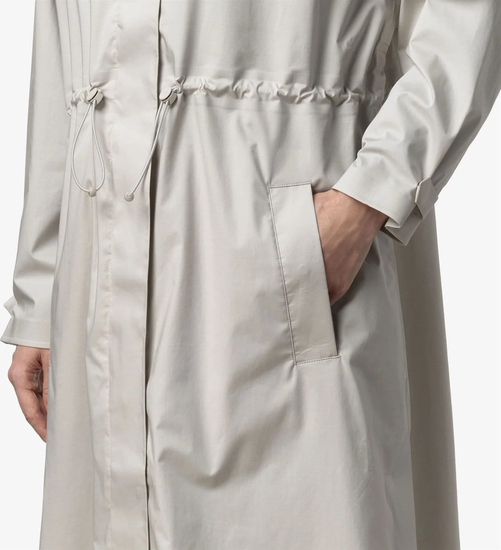 K-Way Barbrein cappotto donna lungo impermeabile 3 layer cotone water repellent oversize in Autocategorizzazione Broadway Red - Barletta, commercioVirtuoso.it