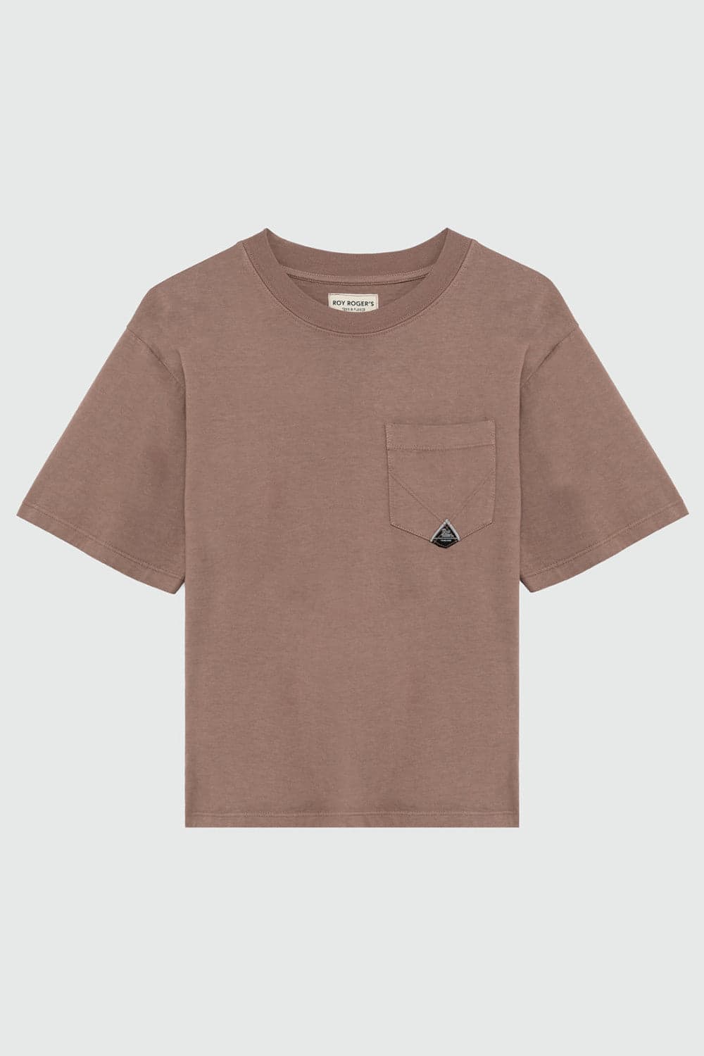 Roy Roger's t-shirt donna rosa in cotone con taschino girocollo regular fit newfp in T-shirt Broadway Red - Barletta, commercioVirtuoso.it