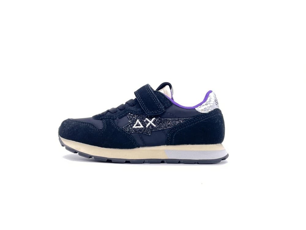 SUN68 Sneakers Bambina Nero Stargirl Glitter in Sneaker casual Calzature Durello - Agna, commercioVirtuoso.it