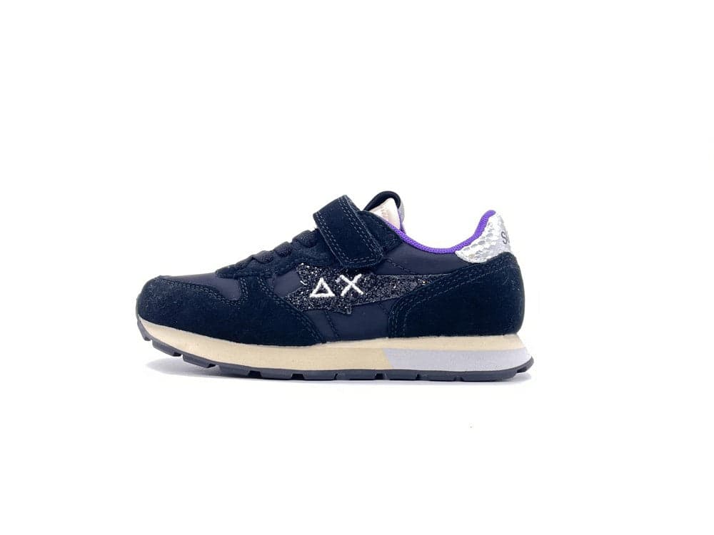 SUN68 Sneakers Bambina Nero Stargirl Glitter in Sneaker casual Calzature Durello - Agna, commercioVirtuoso.it