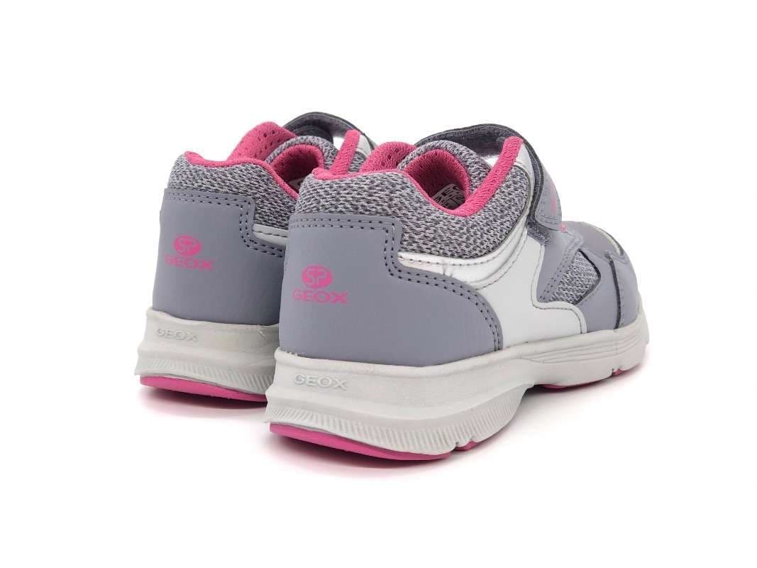 GEOX J Hoshiko G Sneakers bambina grigia e rosa in Sneaker casual Calzature Durello - Agna, commercioVirtuoso.it