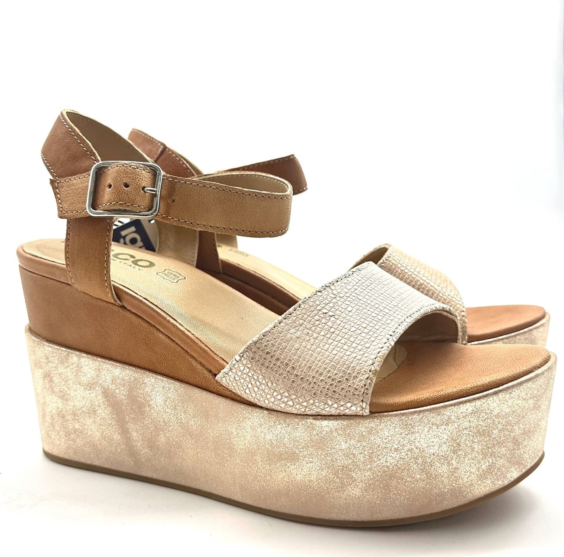 IGI &amp; CO. Sandalo donna con zeppa - 5