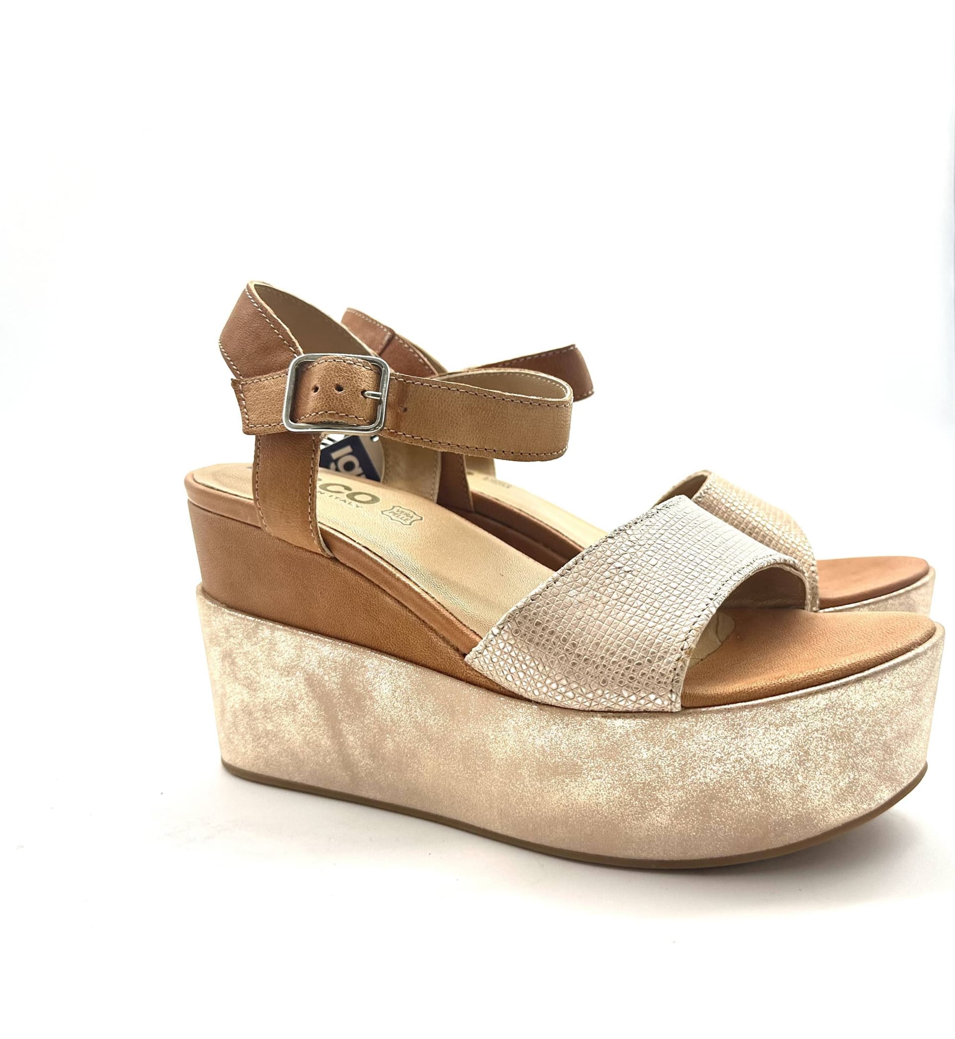 IGI &amp; CO. Sandalo donna con zeppa - 4