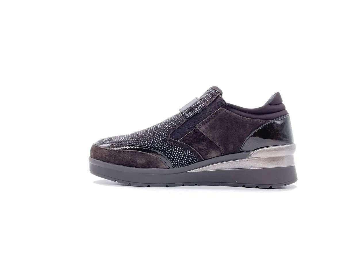 Stonefly Sneakers donna CREAM 48 coffe con strap e zip in Sneaker casual Calzature Durello - Agna, commercioVirtuoso.it
