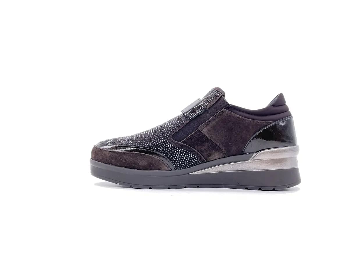 Stonefly Sneakers donna CREAM 48 coffe con strap e zip in Sneaker casual Calzature Durello - Agna, commercioVirtuoso.it