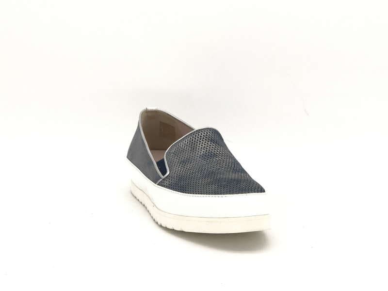 DONNA SOFT Sneakers slip - on MOT029 blu in Sneaker casual Calzature Durello - Agna, commercioVirtuoso.it