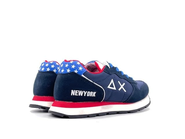 SUN68 Bambino Tom World Tour Blue in Sneaker casual Calzature Durello - Agna, commercioVirtuoso.it