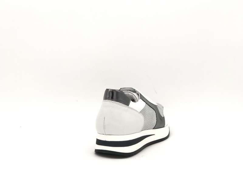 DONNA SOFT Sneakers donna in pelle MOT035 white grigio in Scarpe da Trail Running Calzature Durello - Agna, commercioVirtuoso.it