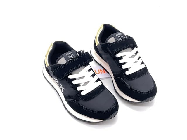 SUN68 Sneakers bambina GIRL'S ALLY SOLID Nero in Sneaker casual Calzature Durello - Agna, commercioVirtuoso.it