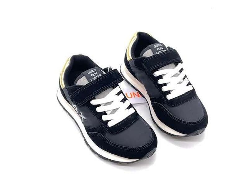 SUN68 Sneakers bambina GIRL'S ALLY SOLID Nero in Sneaker casual Calzature Durello - Agna, commercioVirtuoso.it