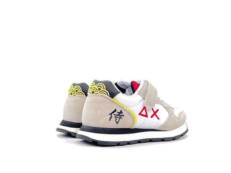 SUN68 Bambino Tom World Tour Bianco Kids in Sneaker casual Calzature Durello - Agna, commercioVirtuoso.it