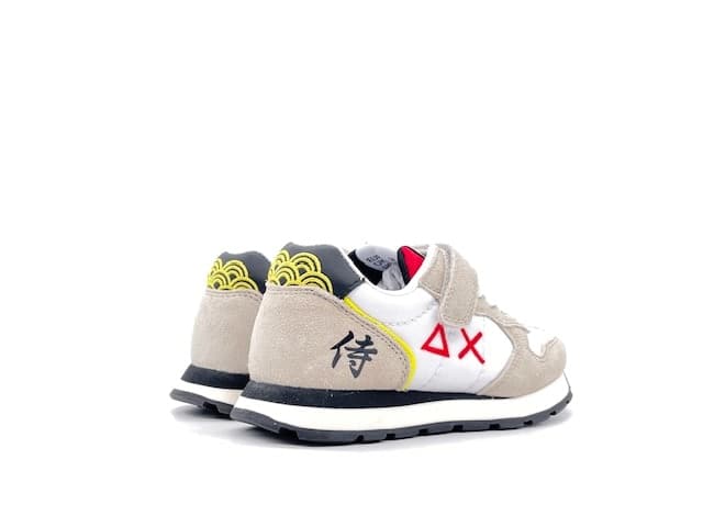 SUN68 Bambino Tom World Tour Bianco Kids in Sneaker casual Calzature Durello - Agna, commercioVirtuoso.it