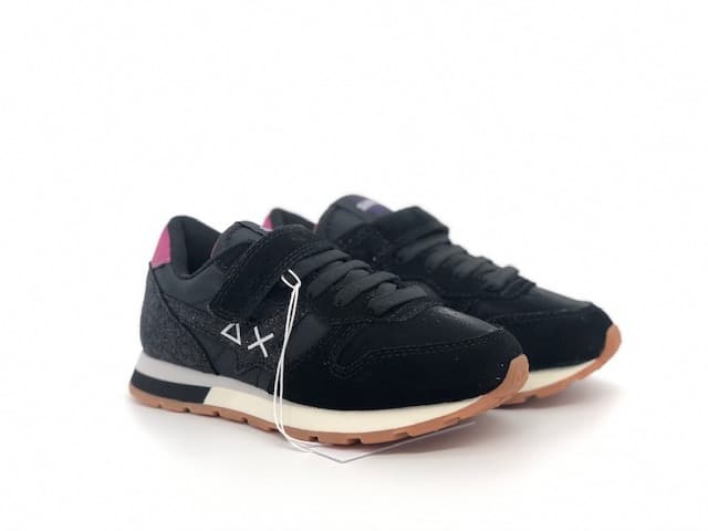 SUN68 Sneakers Girl's Stargirl Glitter nero fucsia - 9