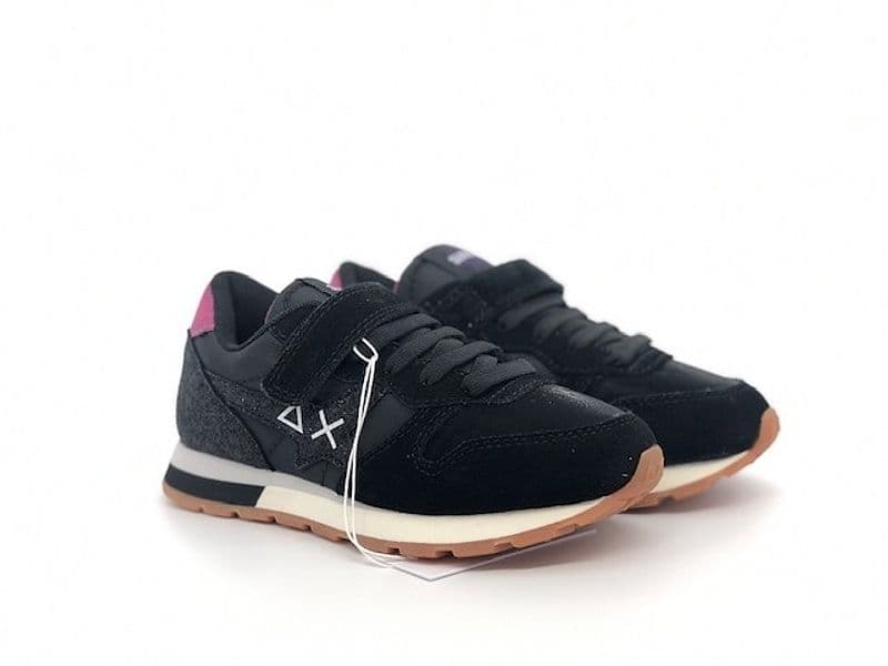SUN68 Sneakers Girl's Stargirl Glitter nero fucsia in prodotto Calzature Durello - Agna, commercioVirtuoso.it