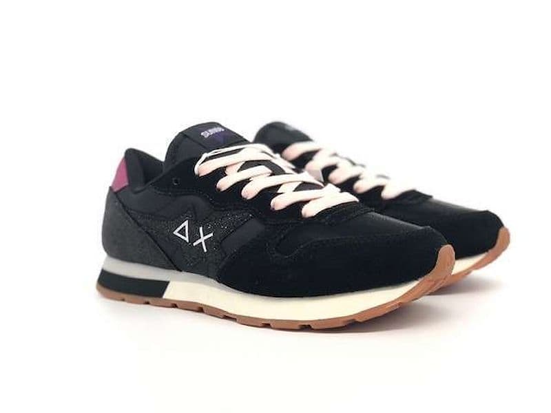 SUN68 Sneakers Girl's Stargirl Glitter nero fucsia in prodotto Calzature Durello - Agna, commercioVirtuoso.it