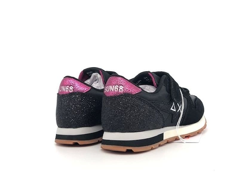 SUN68 Sneakers Girl's Stargirl Glitter nero fucsia in prodotto Calzature Durello - Agna, commercioVirtuoso.it